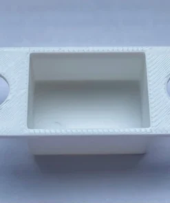 standard dust box in white, top