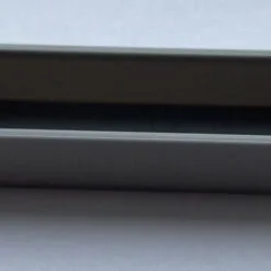 2x Pack Bathroom Door Frame Strike Plate Dust Boxes In Grey - UK Made