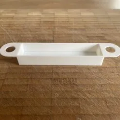 2x Pack Bathroom Door Frame Dust Boxes In White 120mm - UK Made